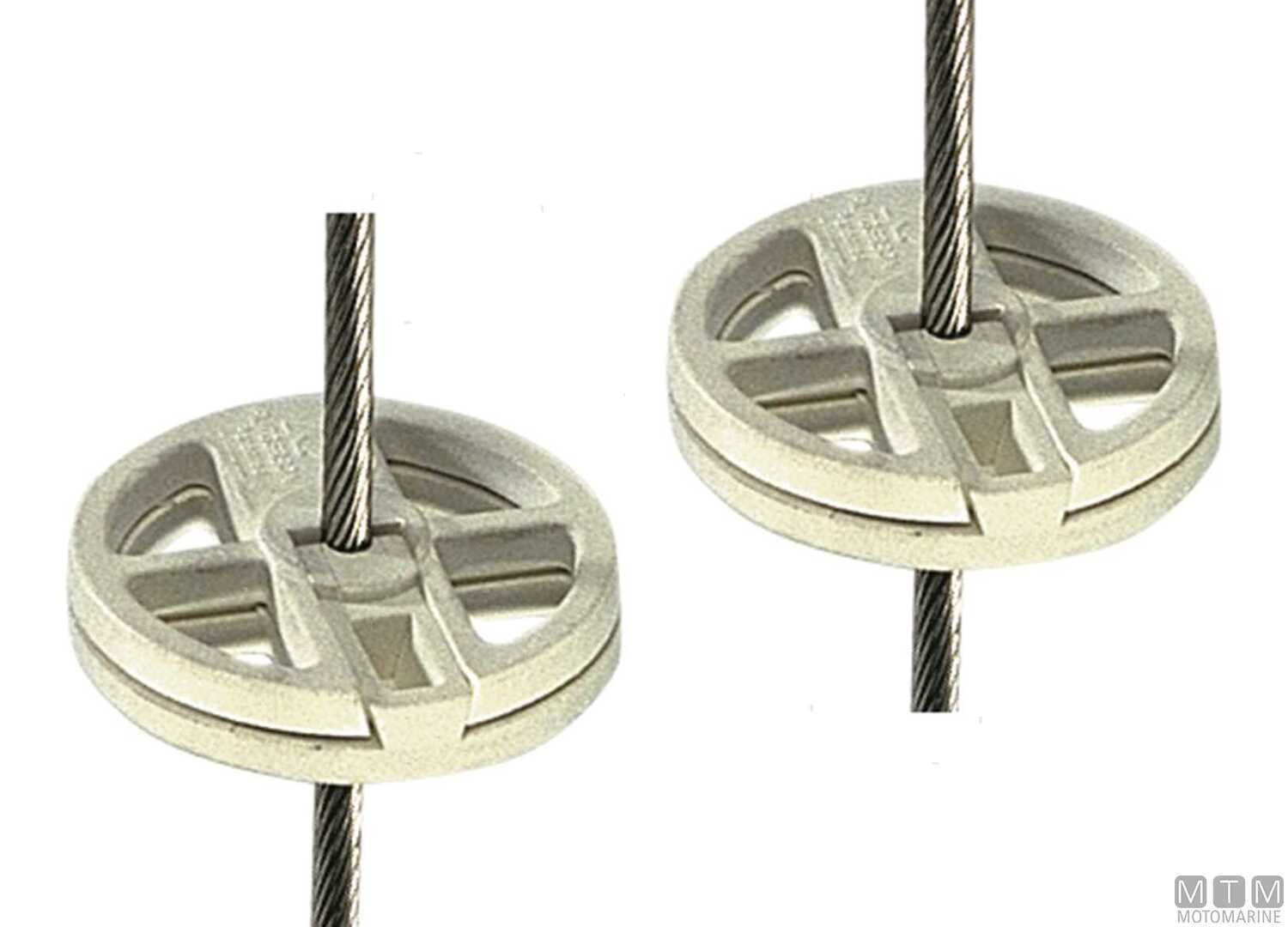 Image Coppia Ruotini Protezione Vele Save Sail per Sartie D5<10MM