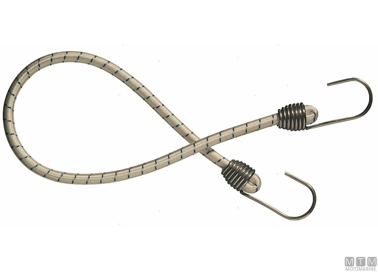 Image Elastico con 2 Ganci in Acciaio Inox &Oslash;6mm 30cm