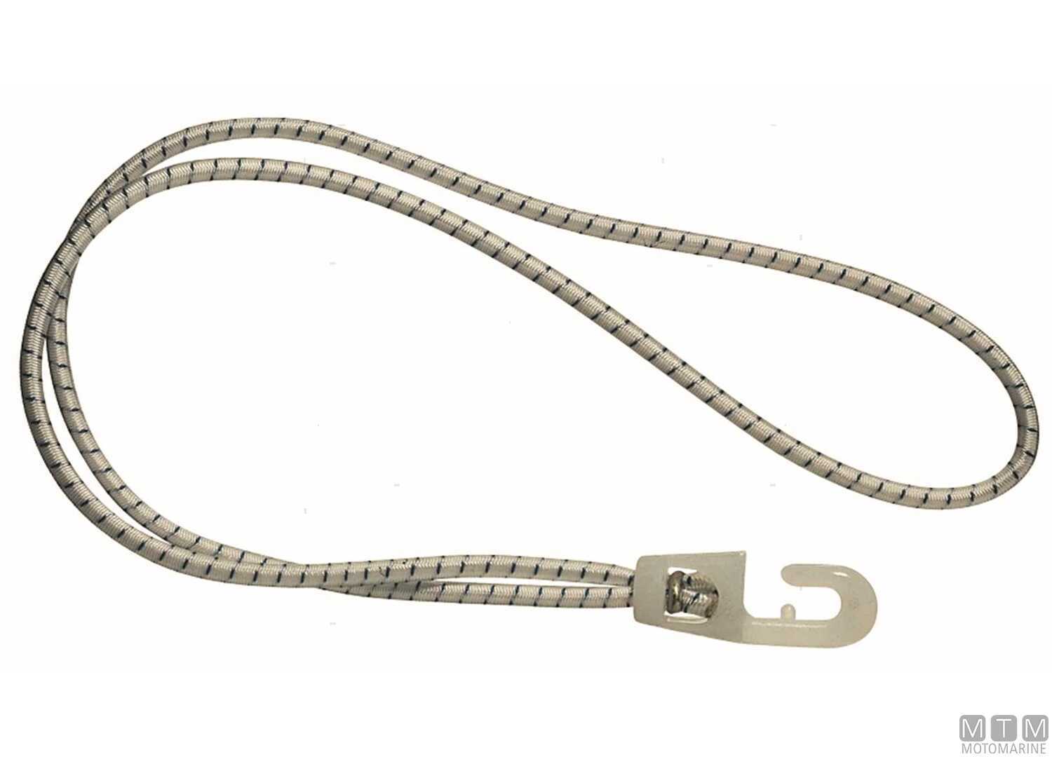 Image Elastico ad Asola con Un Gancio Aperto in Nylon &Oslash;4mm 20cm