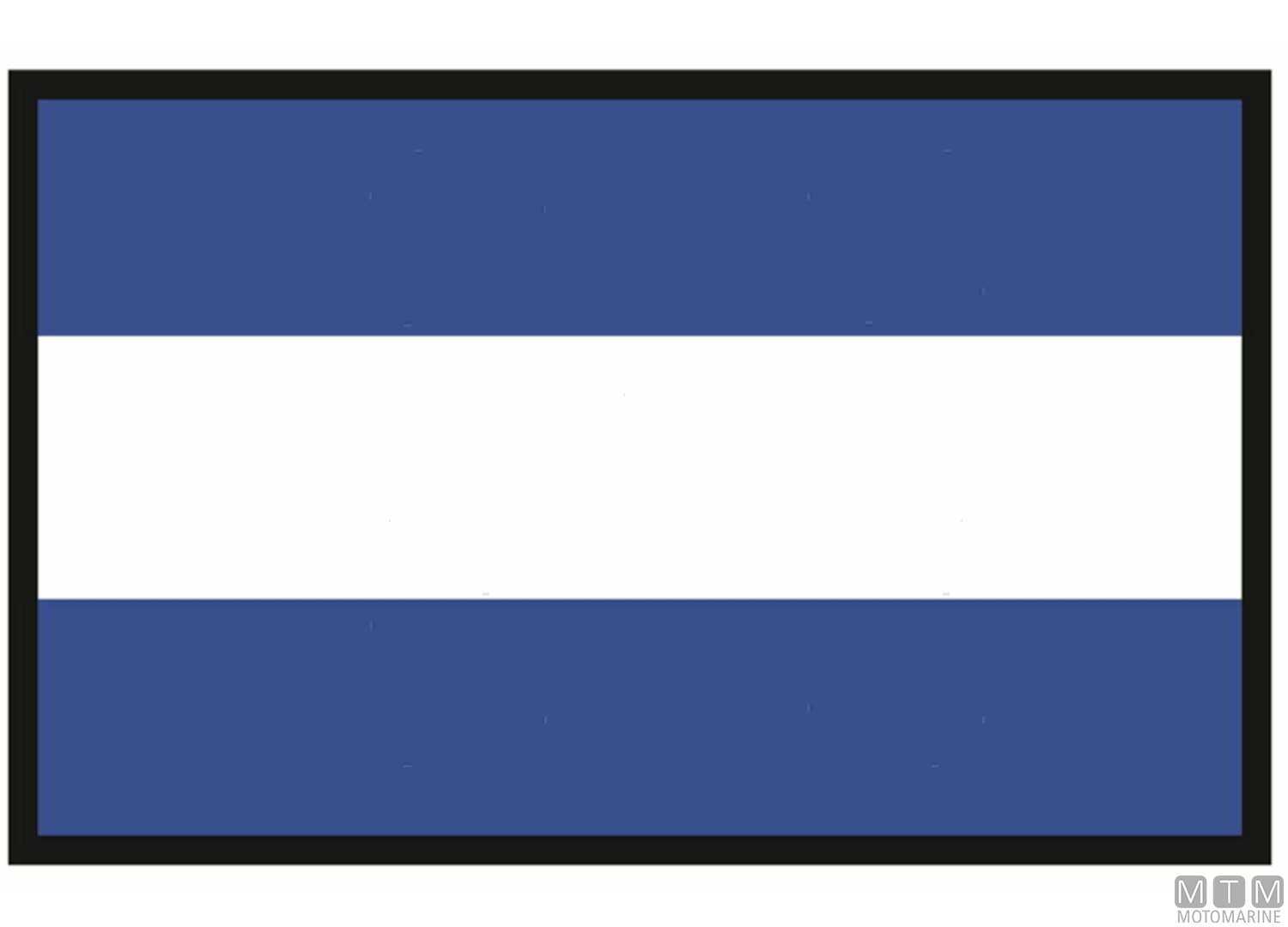 Image Bandiera Segnale J Juliet 20x30cm