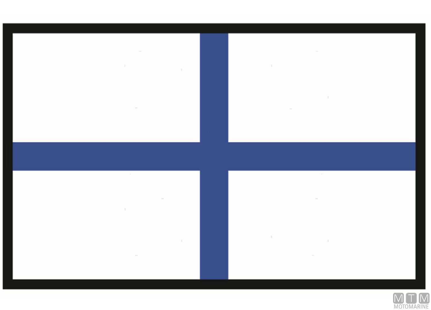 Image Bandiera Segnale X X-ray 20x30cm