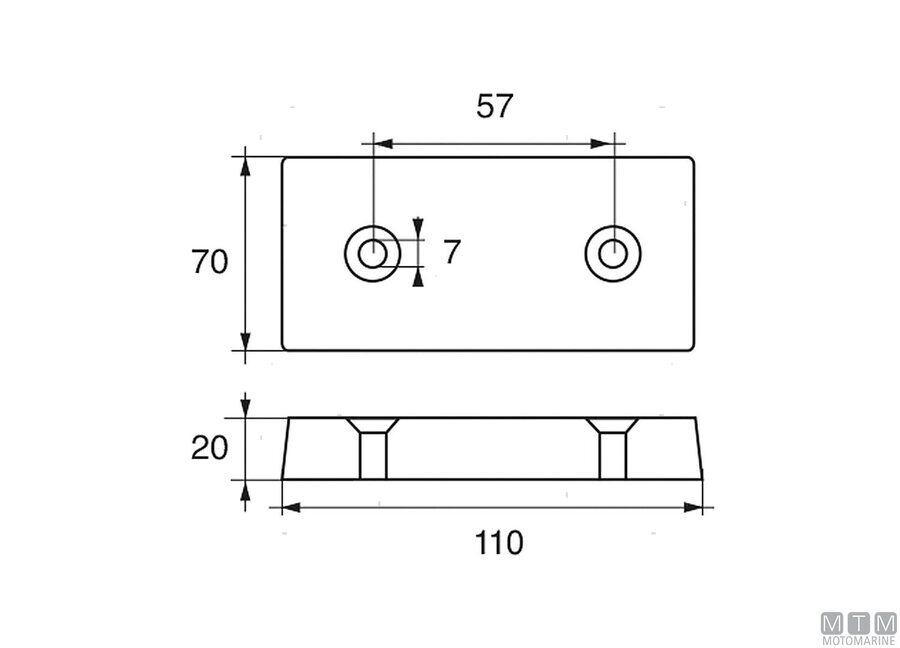 Anodo Piastra Rettangolare 1.00 kg-img5110404_1.jpg