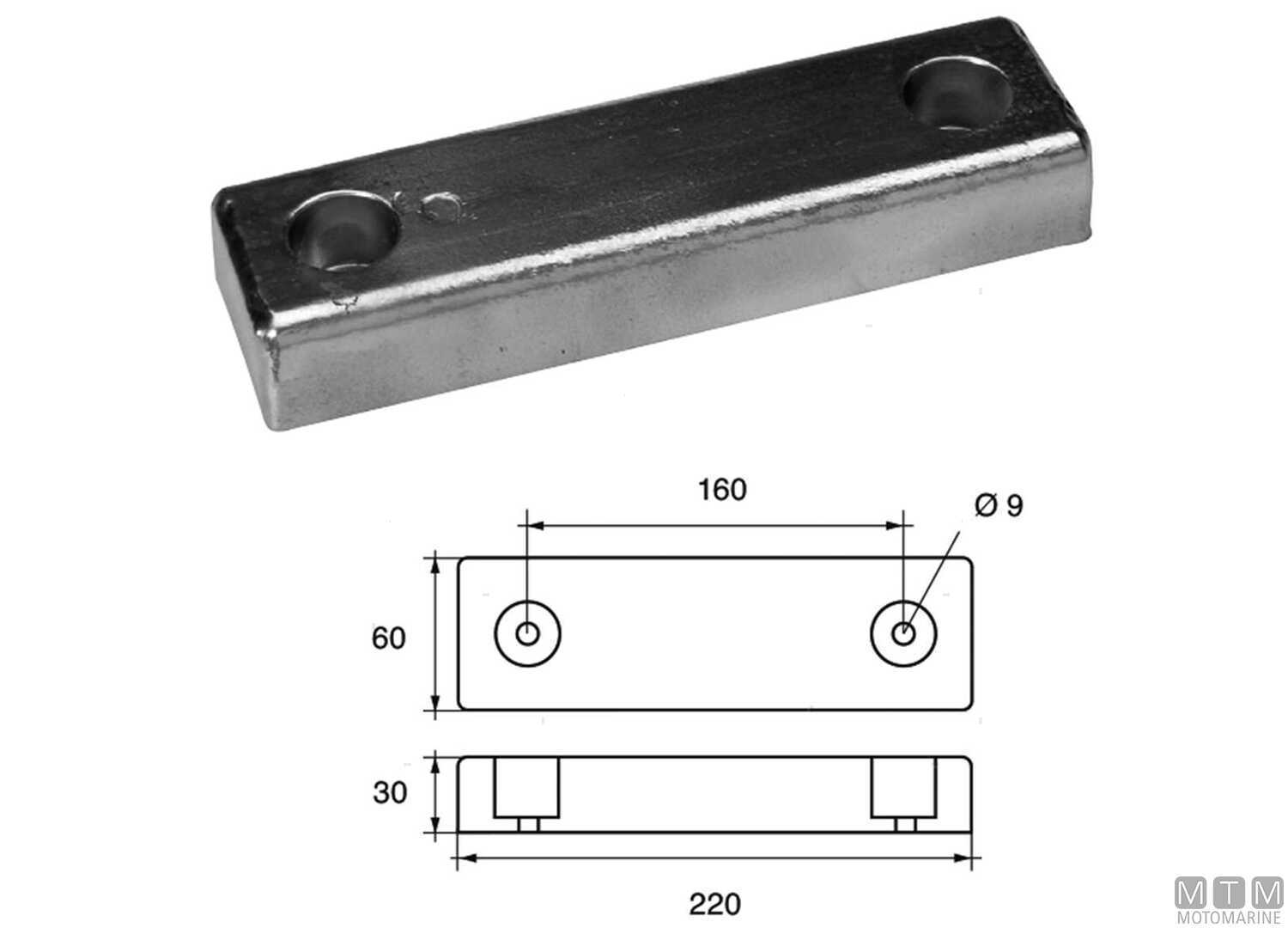 Zinc Riva Plate Anode 2KG l220mm-img5110415.jpg