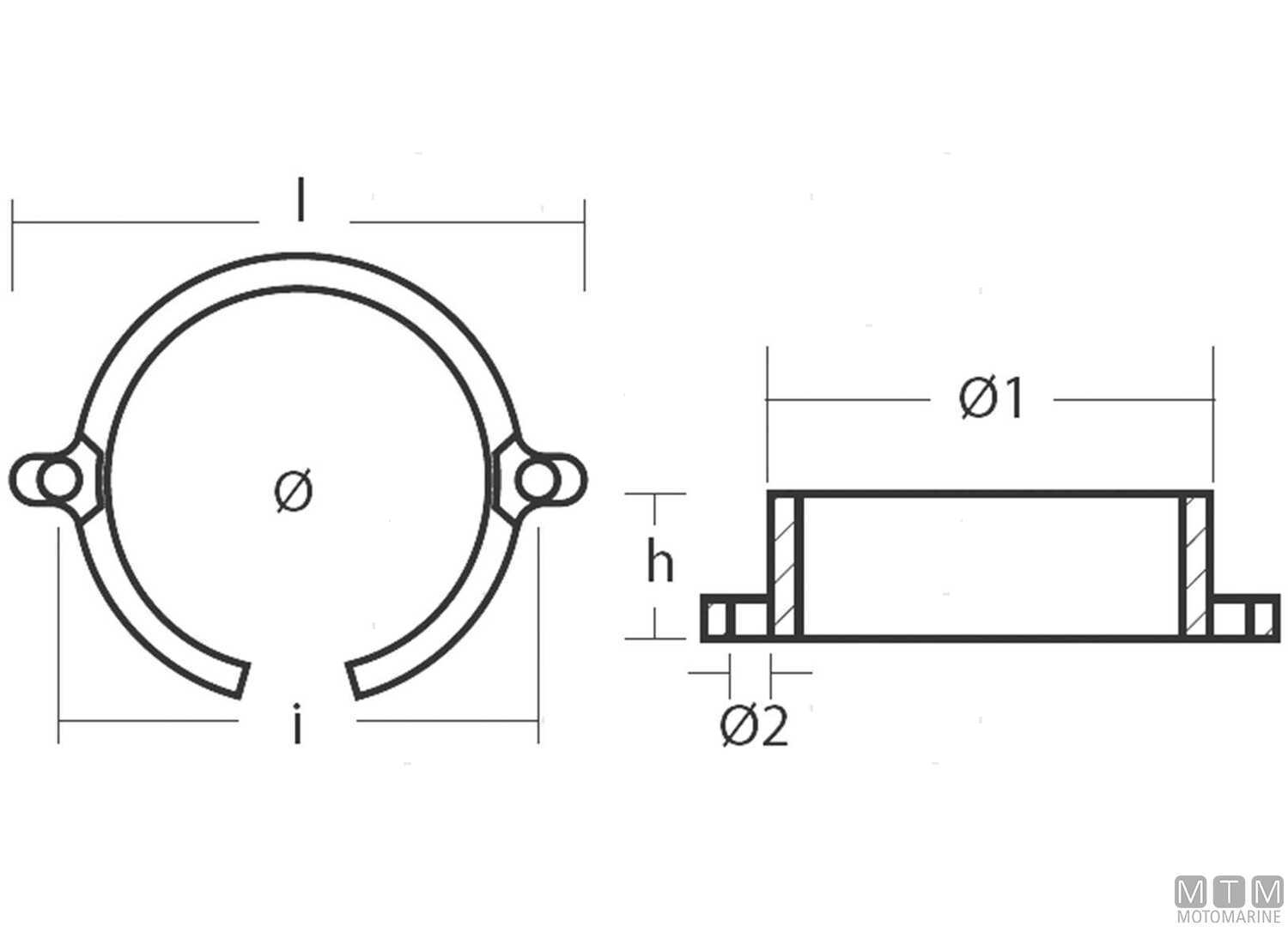 Zinc Mercruiser Bravo I Collar Anode-img5123121_2.jpg