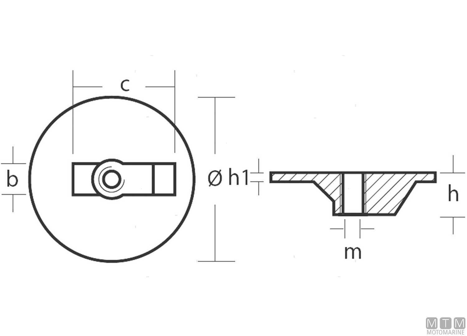 Anodo Placca per Piede Mercury 35<>V6 in Alluminio-img5123120_2.jpg