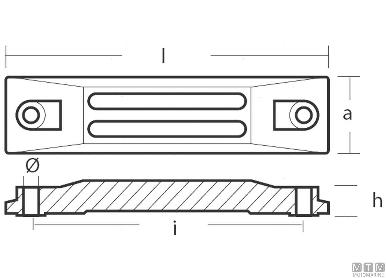 Anodo Barra per Honda 35/50 in Alluminio-img5124812_2.jpg