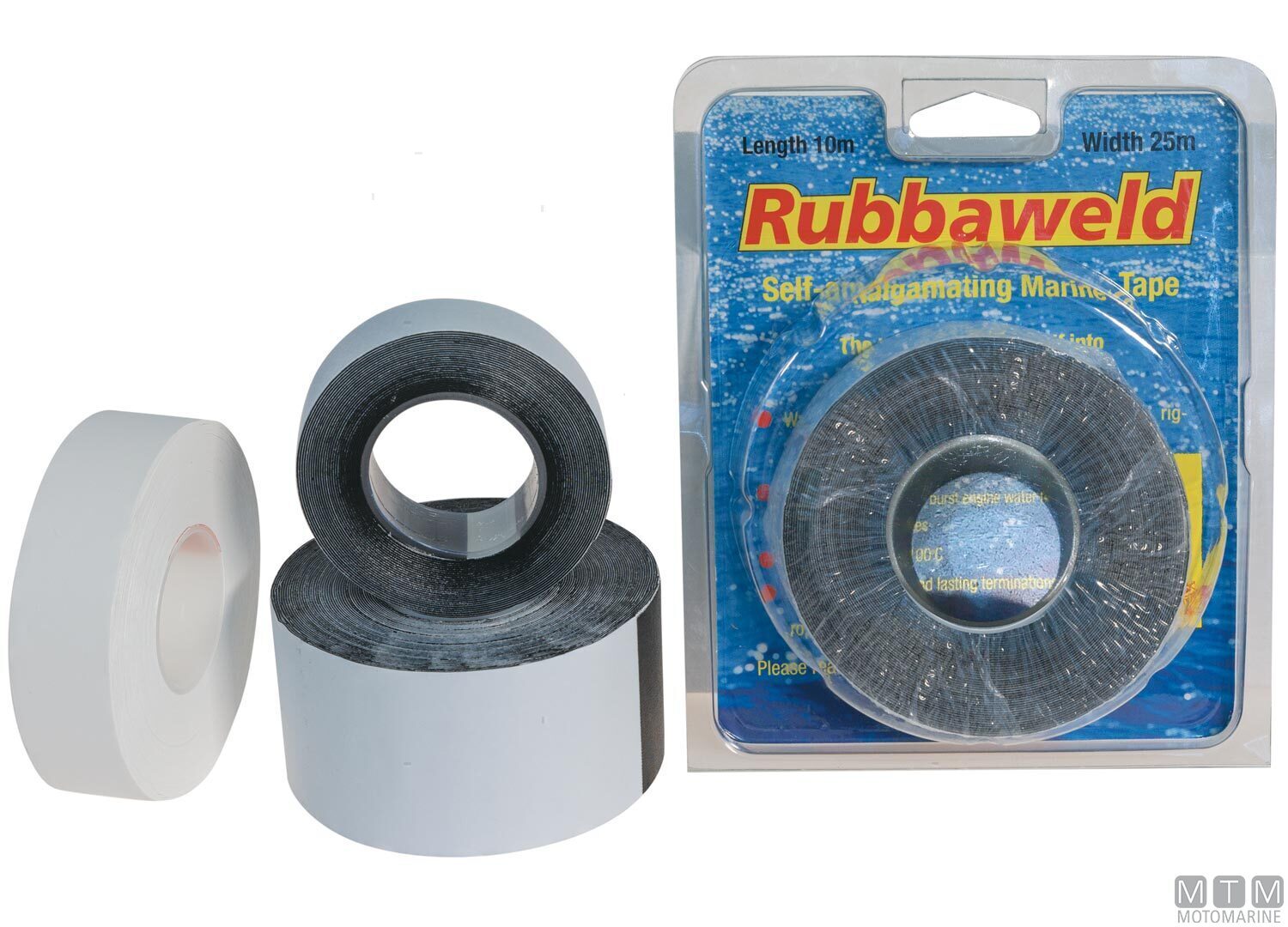 Image Nastro Autoamalgamante Rubbaweld Nero h25mm l5m