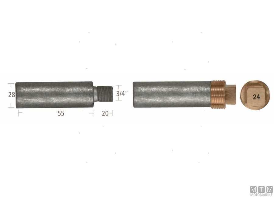 Anodo Barrotto per Motore Caterpillar (28x55 mm)-img5127042.jpg