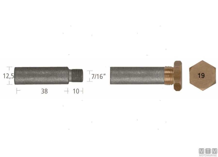 Anodo Barrotto per Motore Caterpillar (12,5x38 mm)-img5127048.jpg