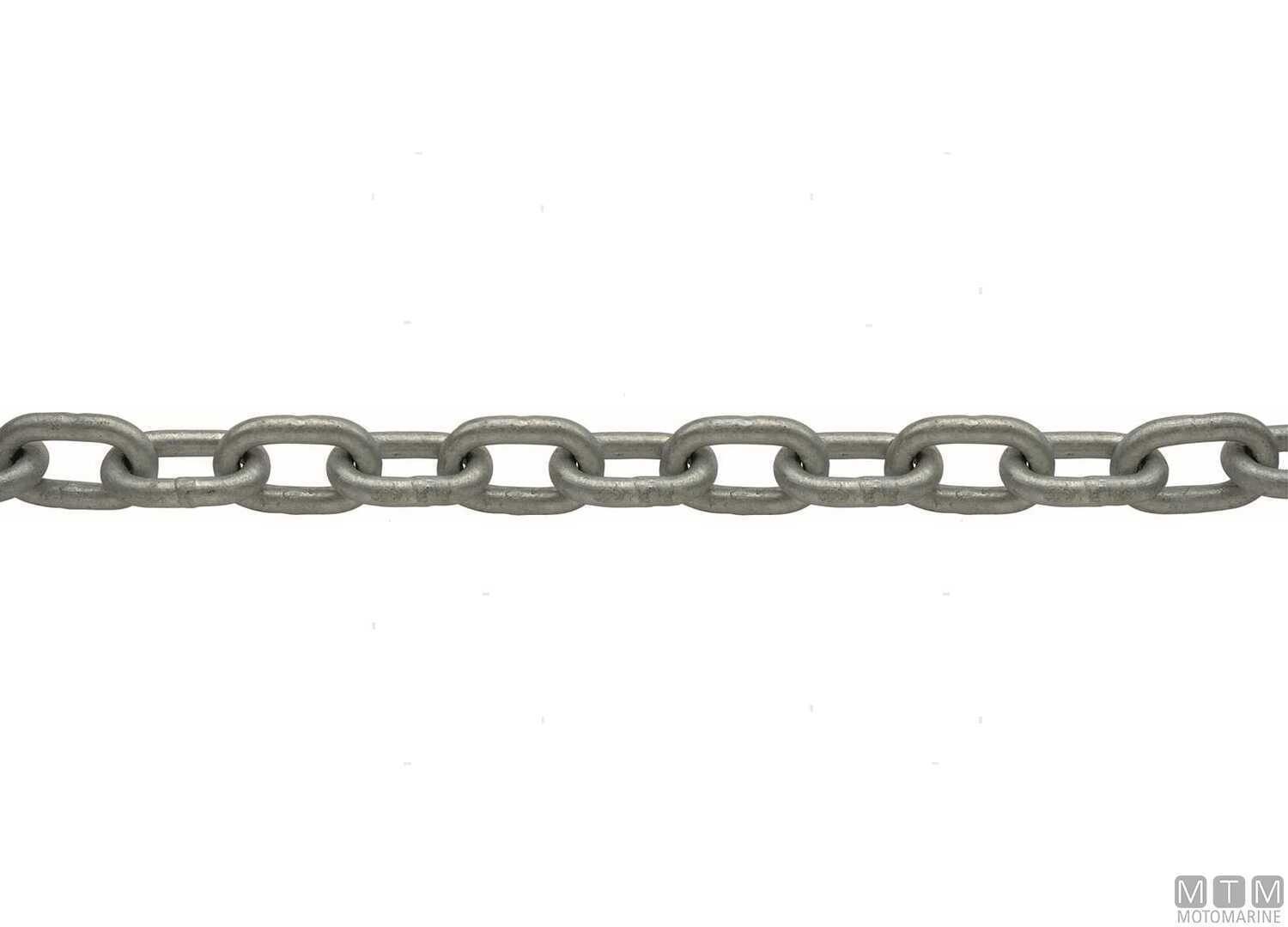 Image Catena Lunga Genovese &Oslash;6mm 50m Acciaio Zincato G30