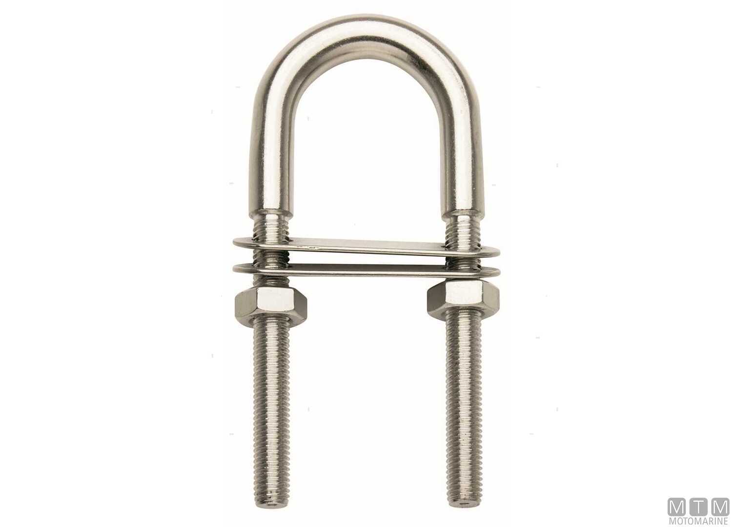 Image Cavallotto con Tondino Ingrossato &Oslash;6mm Acciaio Inox 316