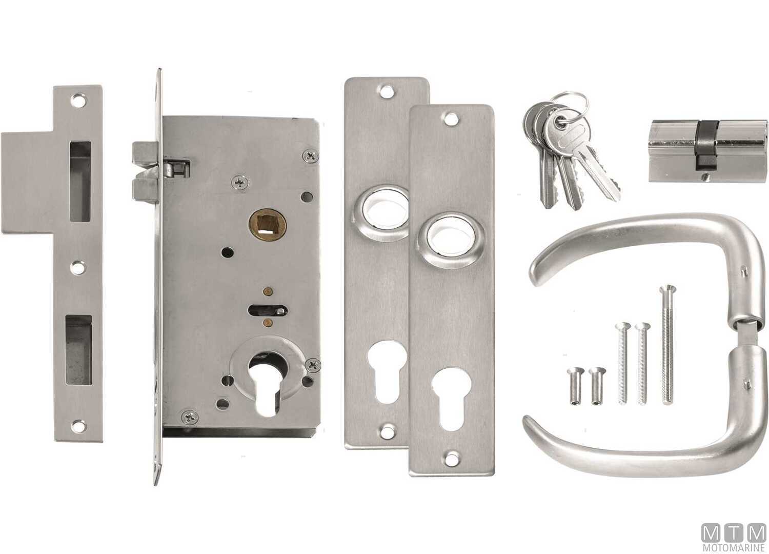 Serratura Antivibrante Destra con Chiavi 2035 in Ottone Cromato-img0343385_8.jpg