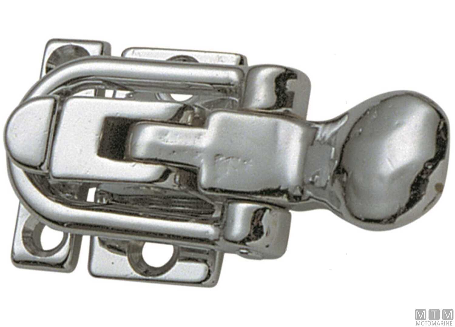 Image Chromed Brass In-line Mount Hold Down Clamp 70x35mm