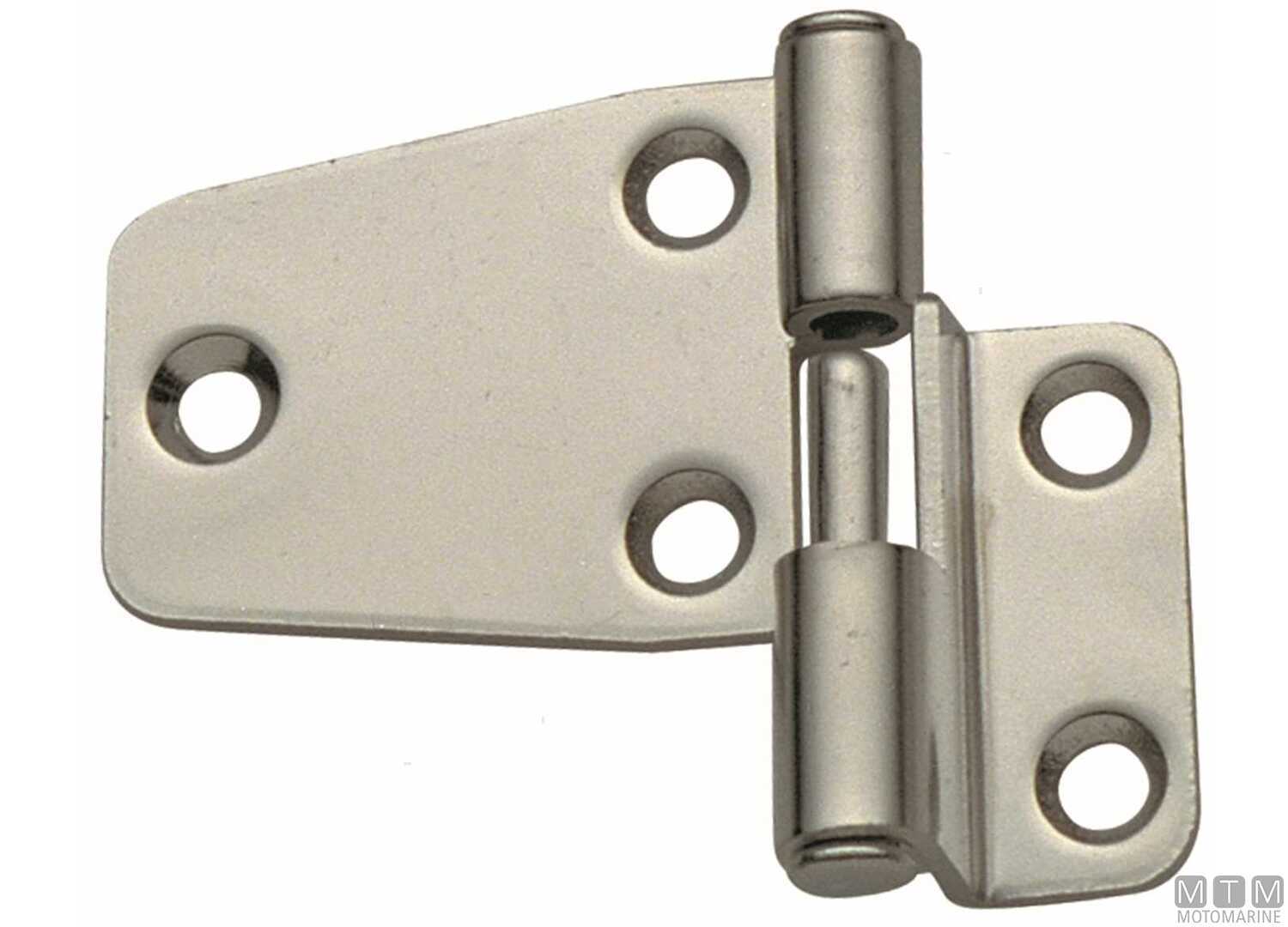 Image Cerniera a Sbalzo Sfilabile Destra 37x66mm h10mm in Acciaio Inox 316