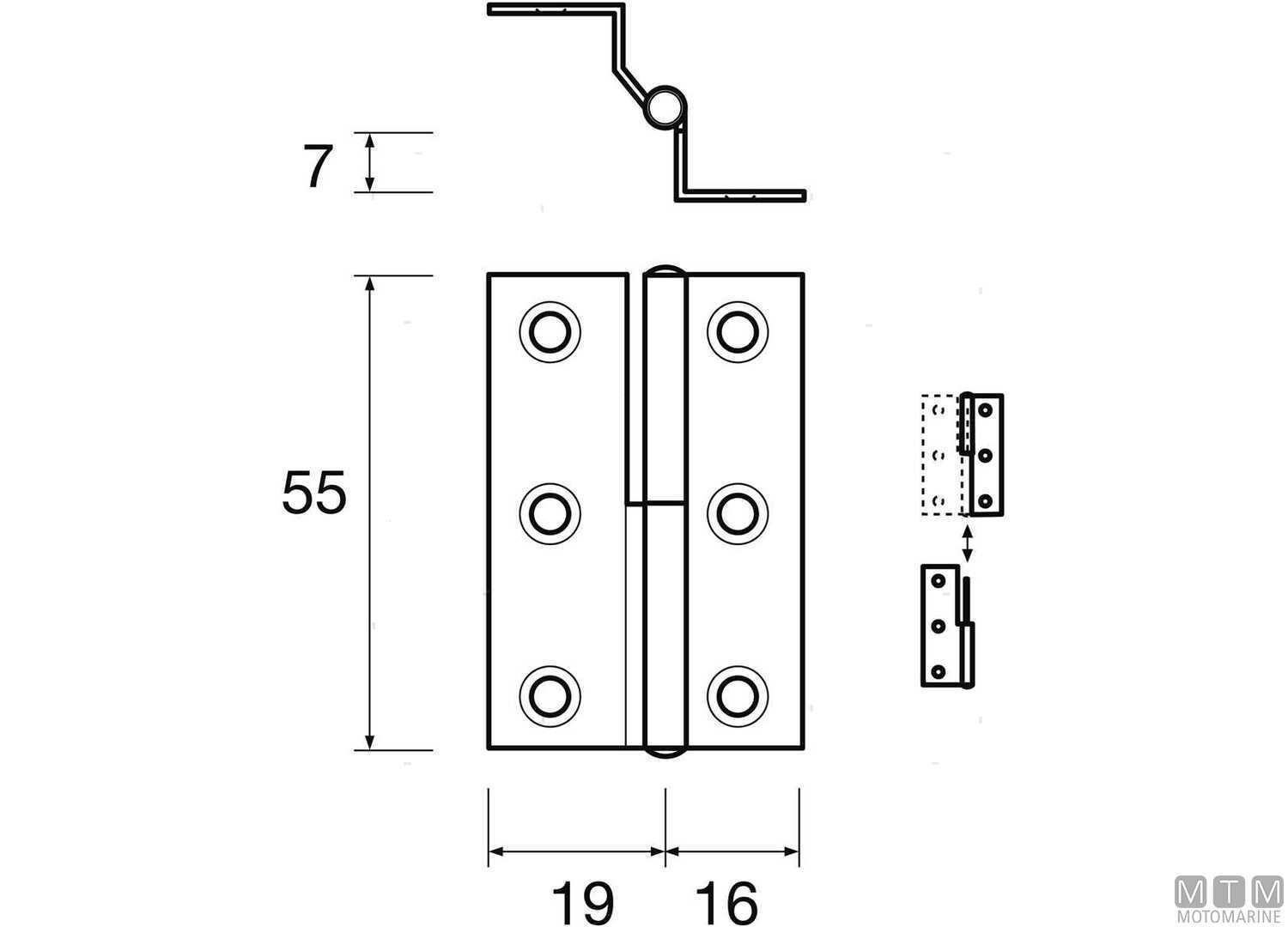 Cerniera a Sbalzo Destra 55x35mm h14mm in Acciaio Inox 316-img0456555_.jpg