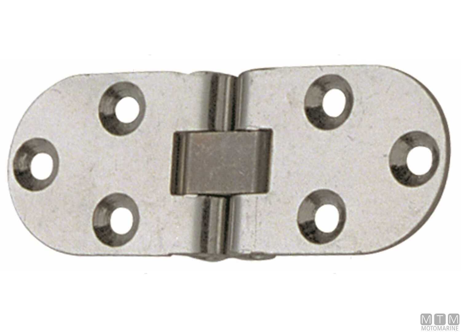 Image Cerniera a Ribalta con Arresto 30x86mm in Acciaio Inox 316