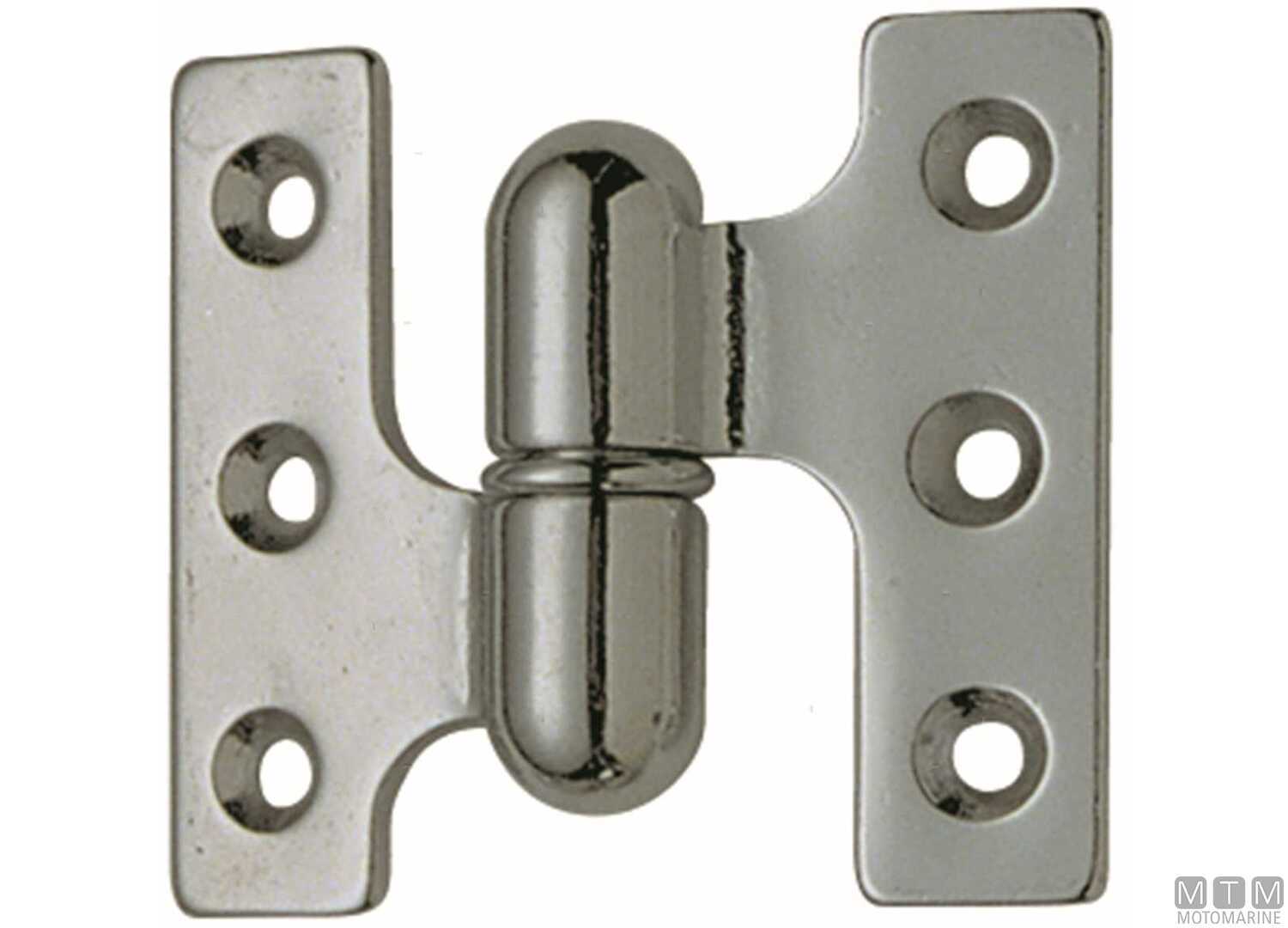 Image Cerniera Sfilabile Destra 60x50mm in Ottone Cromato