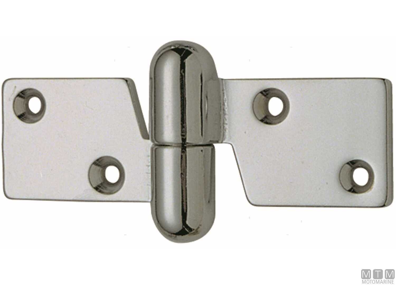Image Right Lift-off Chromed Brass Hinge 30x100mm
