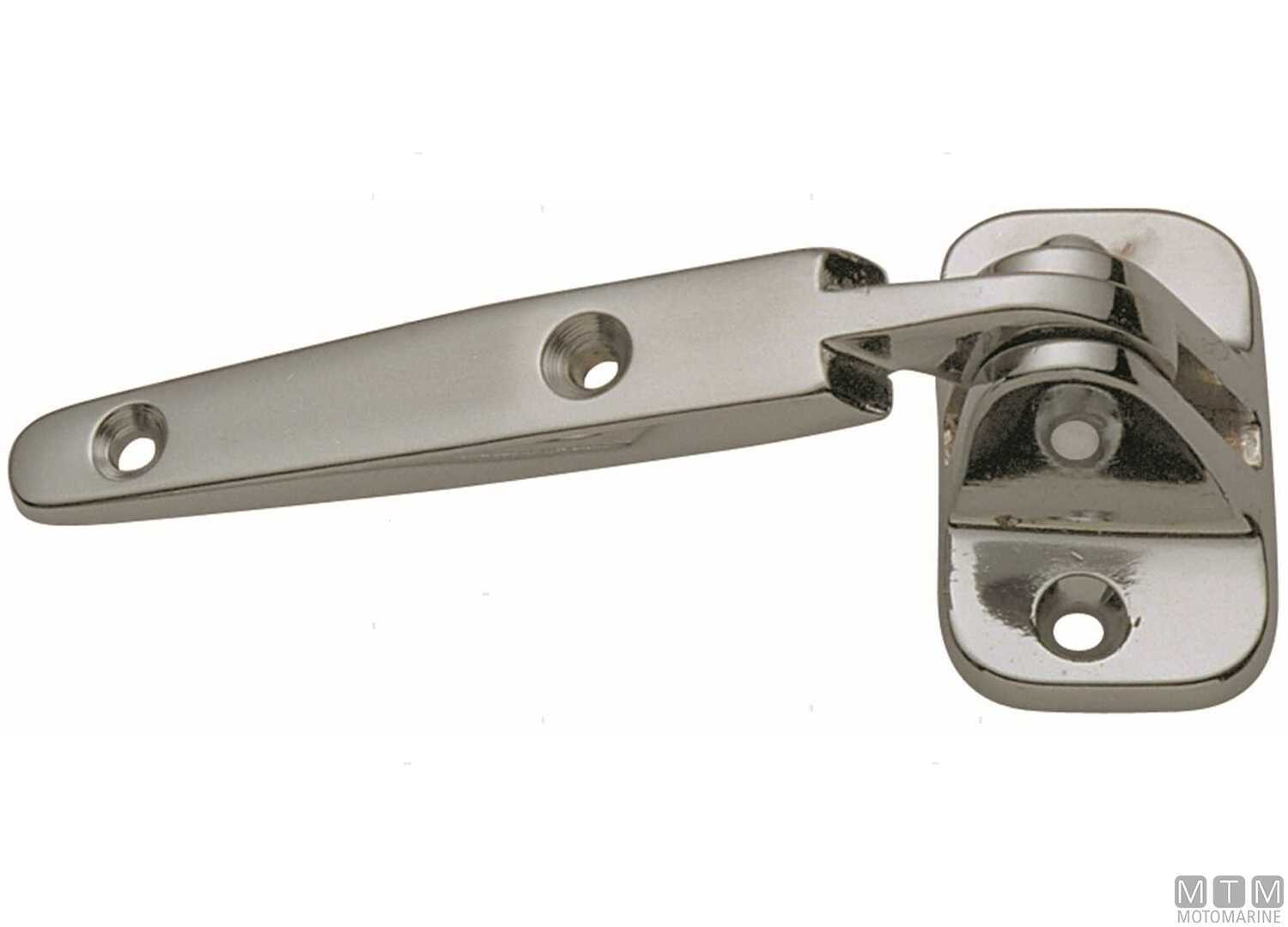 Image Cerniera a Sbalzo Alta 58x135mm h40mm in Ottone Cromato