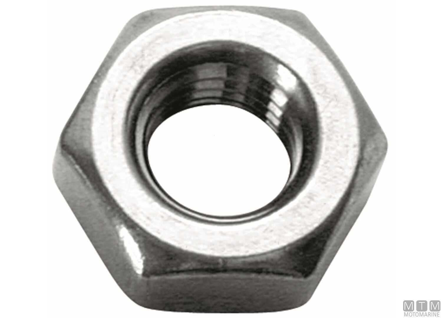 Image DIN 934 Stainless Steel A2 Hex Nuts M3 100 Pcs