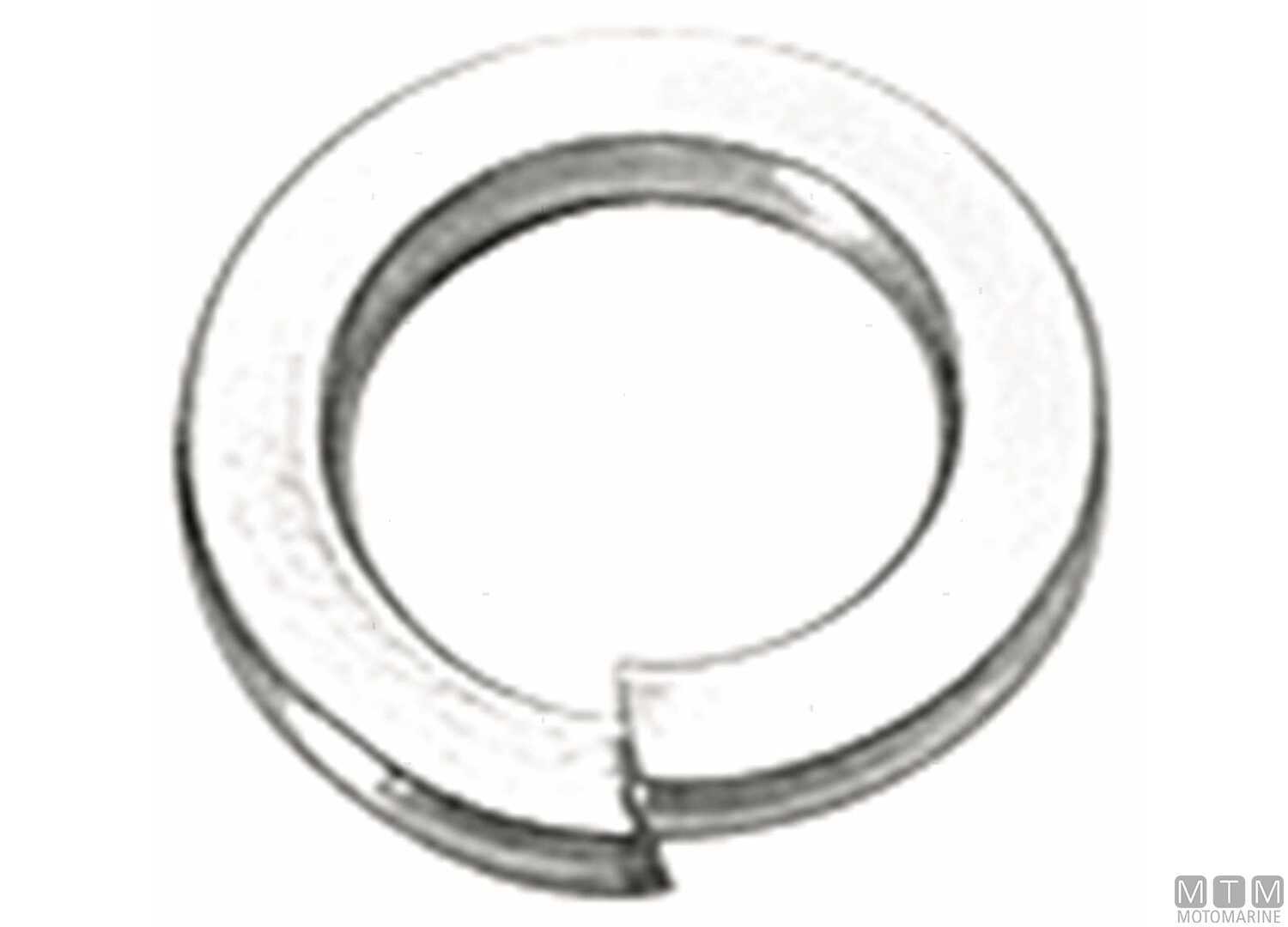 Image DIN 127 Stainless Steel A2 Grower Washers D3 100 Pcs