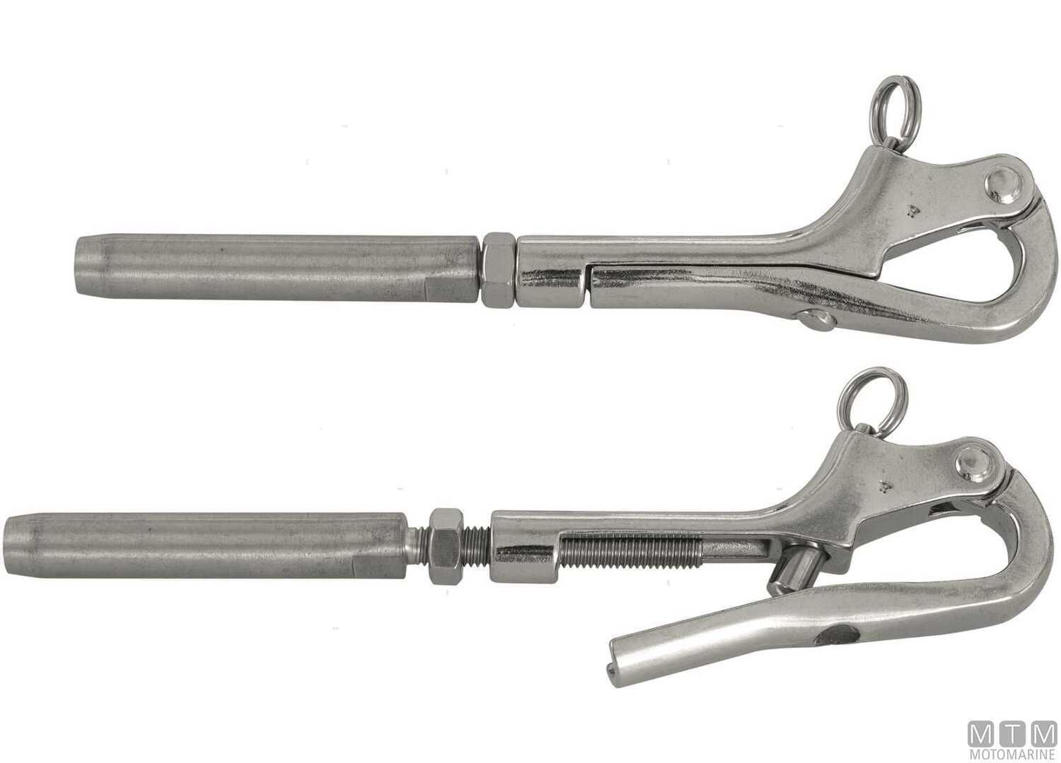 Image Gancio Pelikan M6 per Cavo &Oslash;3mm Acciaio Inox 316