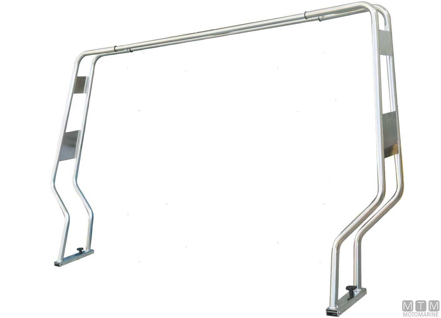 Image Rollbar Regolabile Doppio Tubo Sagomato &Oslash;30mm Acciaio Inox 316