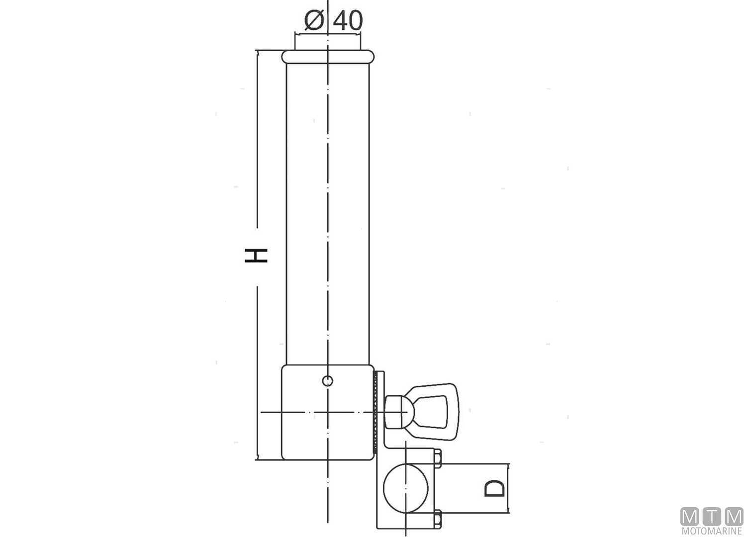 Portacanne a Morsetto per Tubo Ø40mm in Ottone Cromato-img0800040_2.jpg
