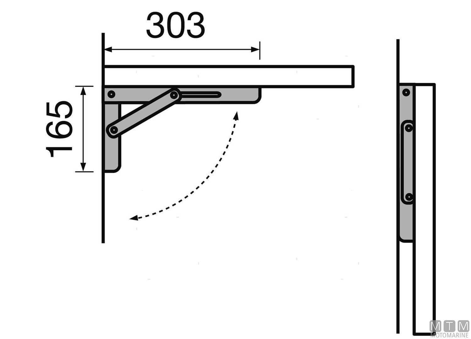 Supporto Abbattibile Rako 300mm in Acciaio Inox-img0840033_.jpg