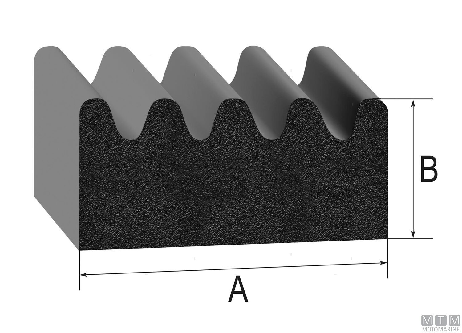 Guarnizione Trim-lok Ribbed Rubber Nero 12mm Adesivo Ht 15m-img3835110_6.jpg