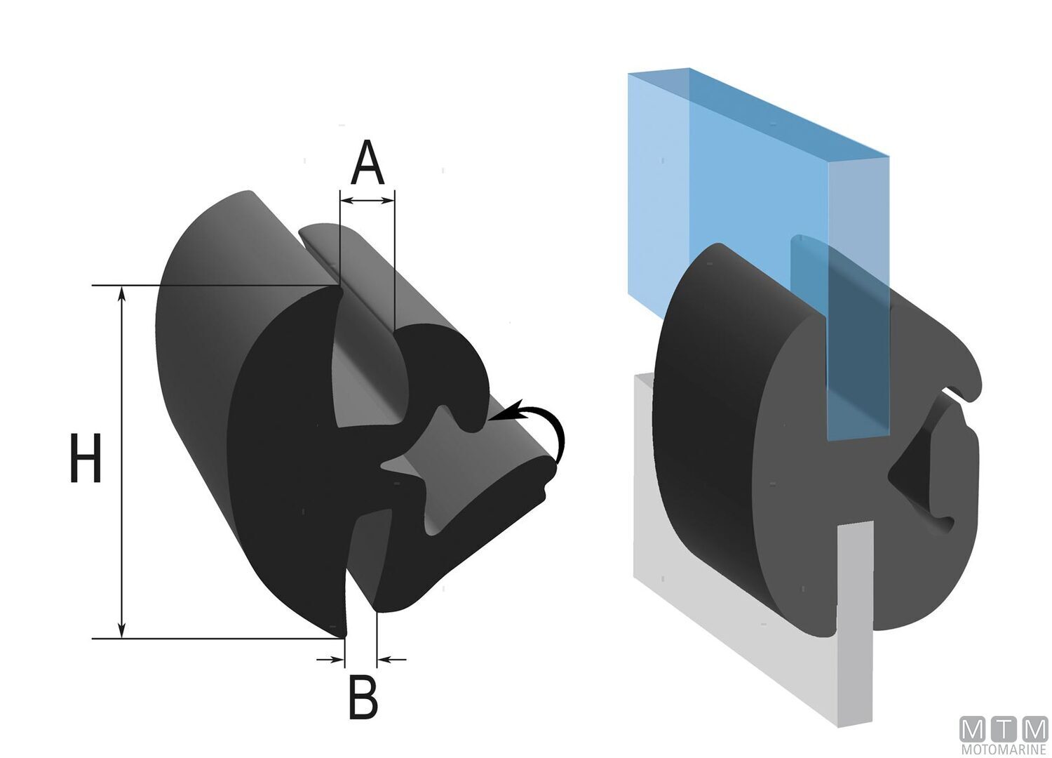Trim-lok Locking Gasket Profile H 23mm L 15m-img3835526_4.jpg