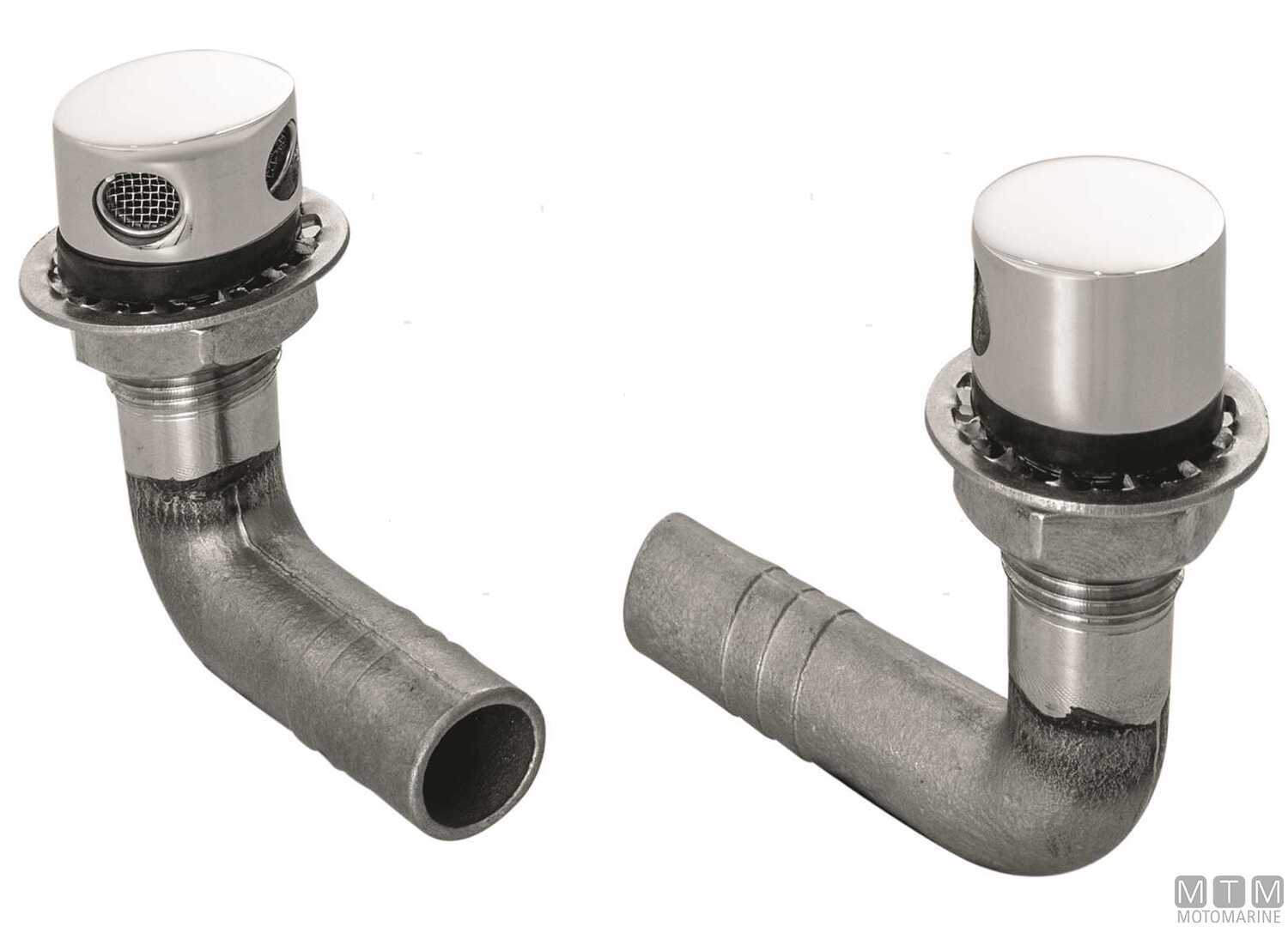 Image Sfiato Curvo 90&deg; &Oslash;16mm in Acciaio Inox