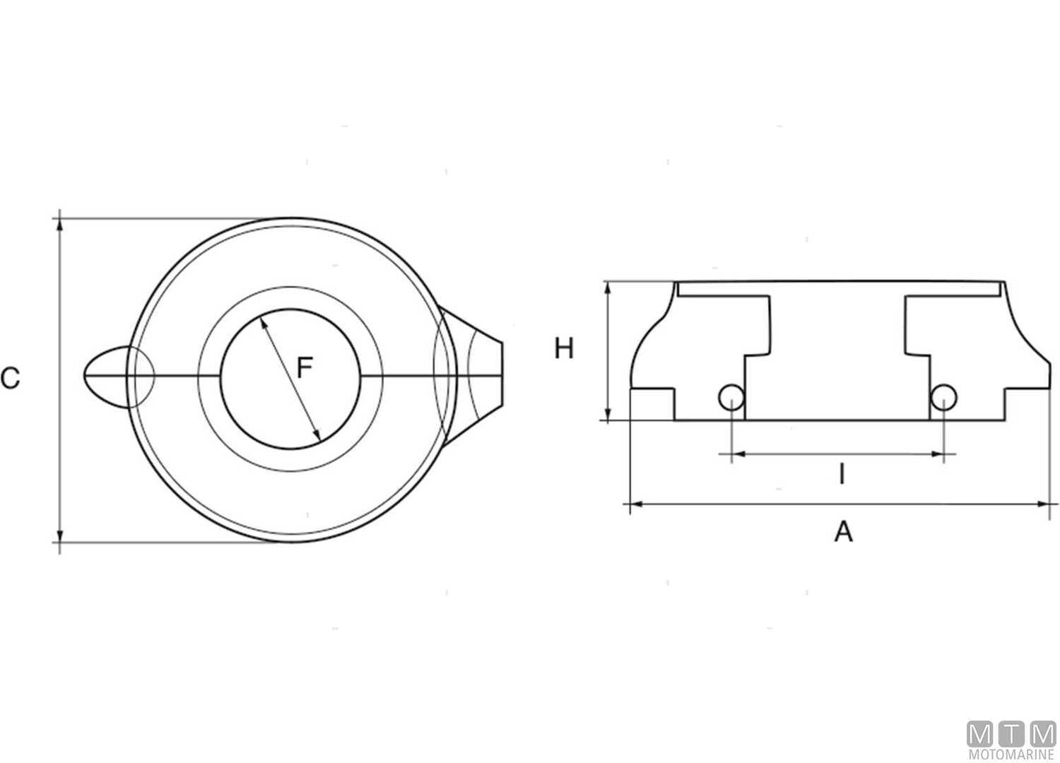 Anodo a Collare per Volvo Saildrive 130/150 in Zinco-img5120133_2.jpg