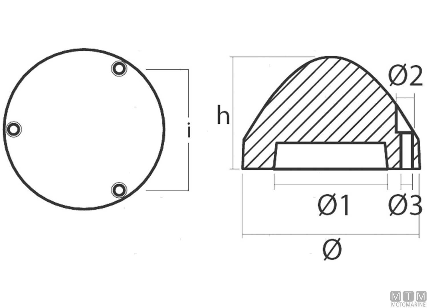 Anodo a Ogiva per New Max Prop 3P Ø68mm in Zinco-img5169060_3.jpg