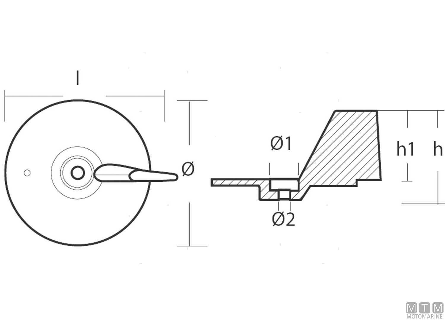 Anodo Pinna per Honda 75-130 in Zinco-img5124807_2.jpg