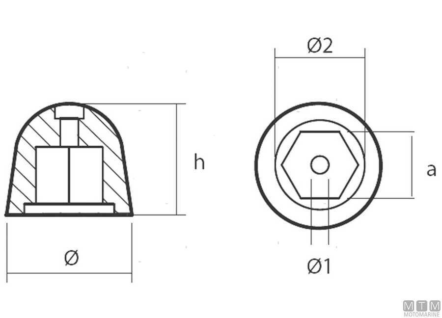 Anodo Ogiva per Bow Thruster Sleipner SidePower SP-SE-SH-img5165570_1.jpg