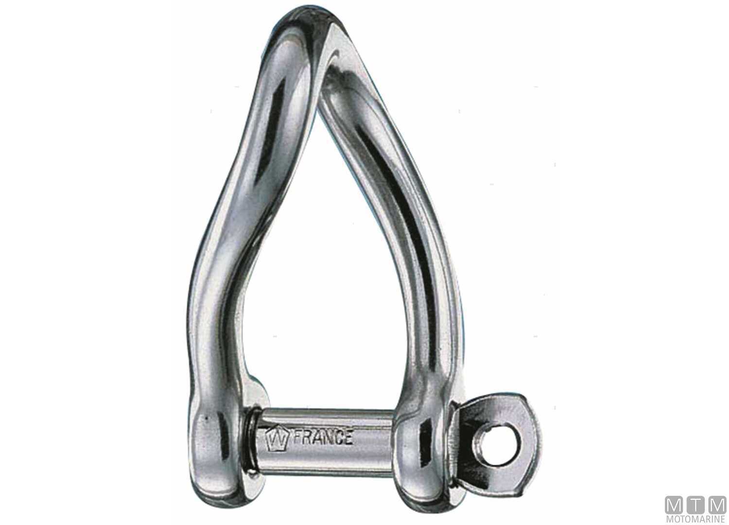 Image Wichard Twisted Shackle Captive Pin &Oslash;5mm Stainless Steel 316