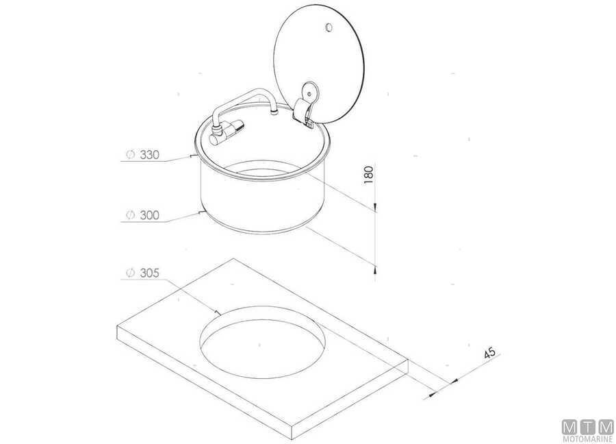 Lavello Tondo Inox Lucido con Coperchio-img1501830_2.jpg