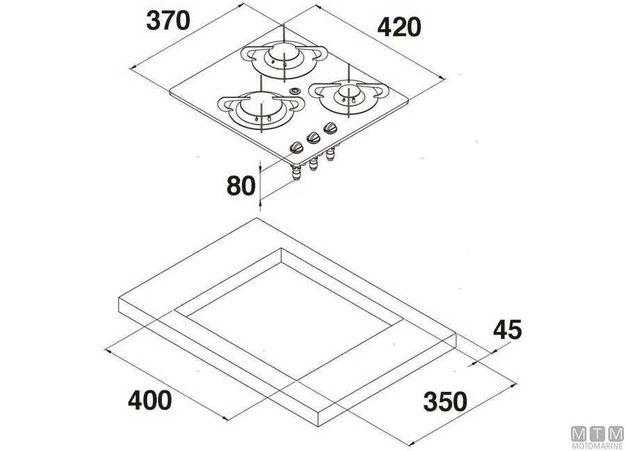 Chrystal 3 3-Burner Built-In Gas Hob-img1506603_1.jpg