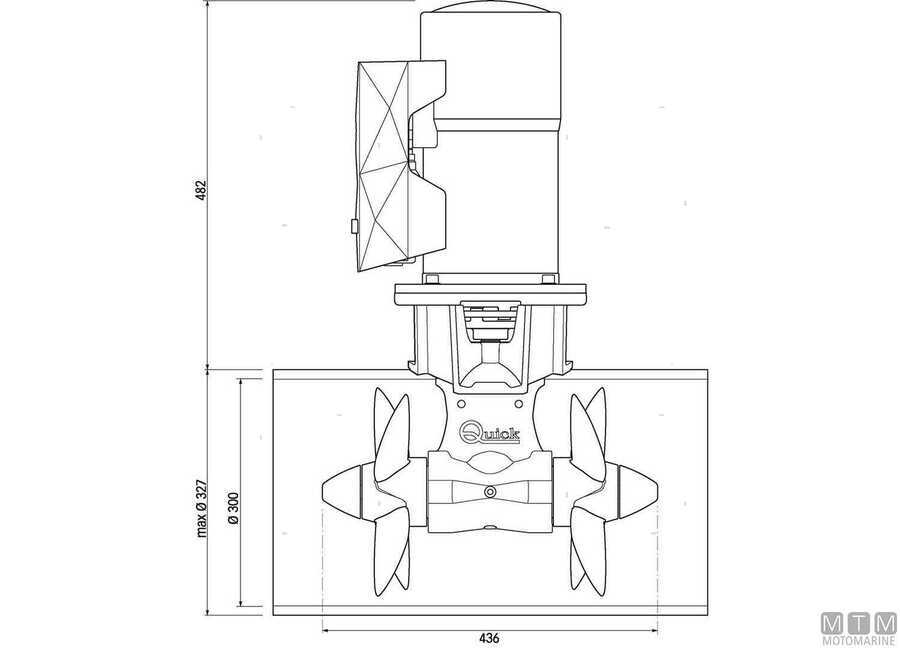 Quick BTQ300 - 250/270 Kgf Bow Propeller -img4735116_7.jpg