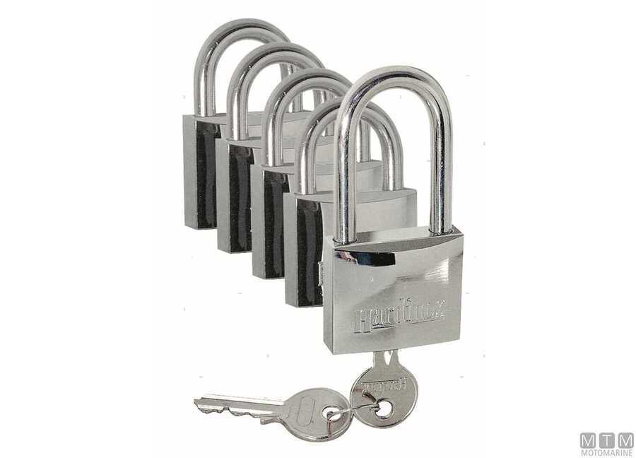 Set 5 Luchetti Hardinox con Chiave Universale-img0344463.jpg