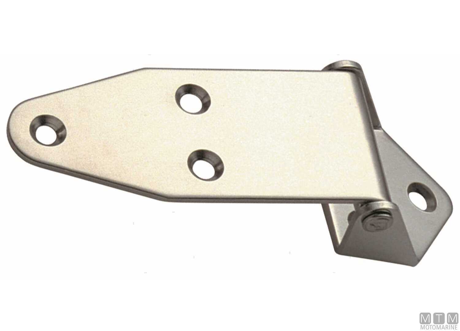 Image Cerniera a Sbalzo Bassa 40x137mm h24mm in Acciaio Inox 316