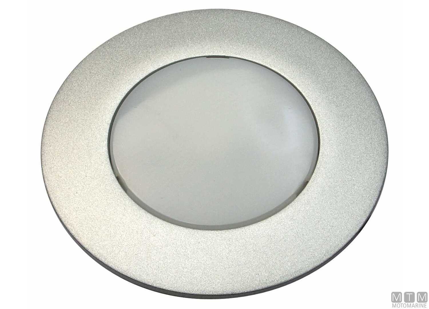 Image Slim Satin Aluminum Flush Led Spotlight &Oslash;85mm