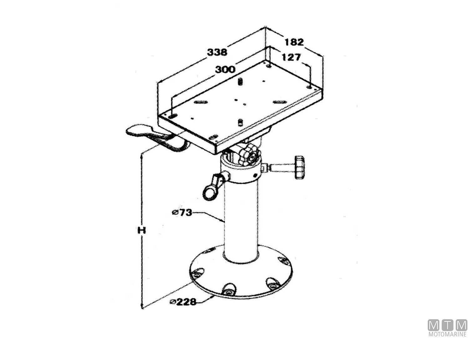 Master Adjustable Seat Pedestal h435/635 Mm Aluminum-img0846862_.jpg