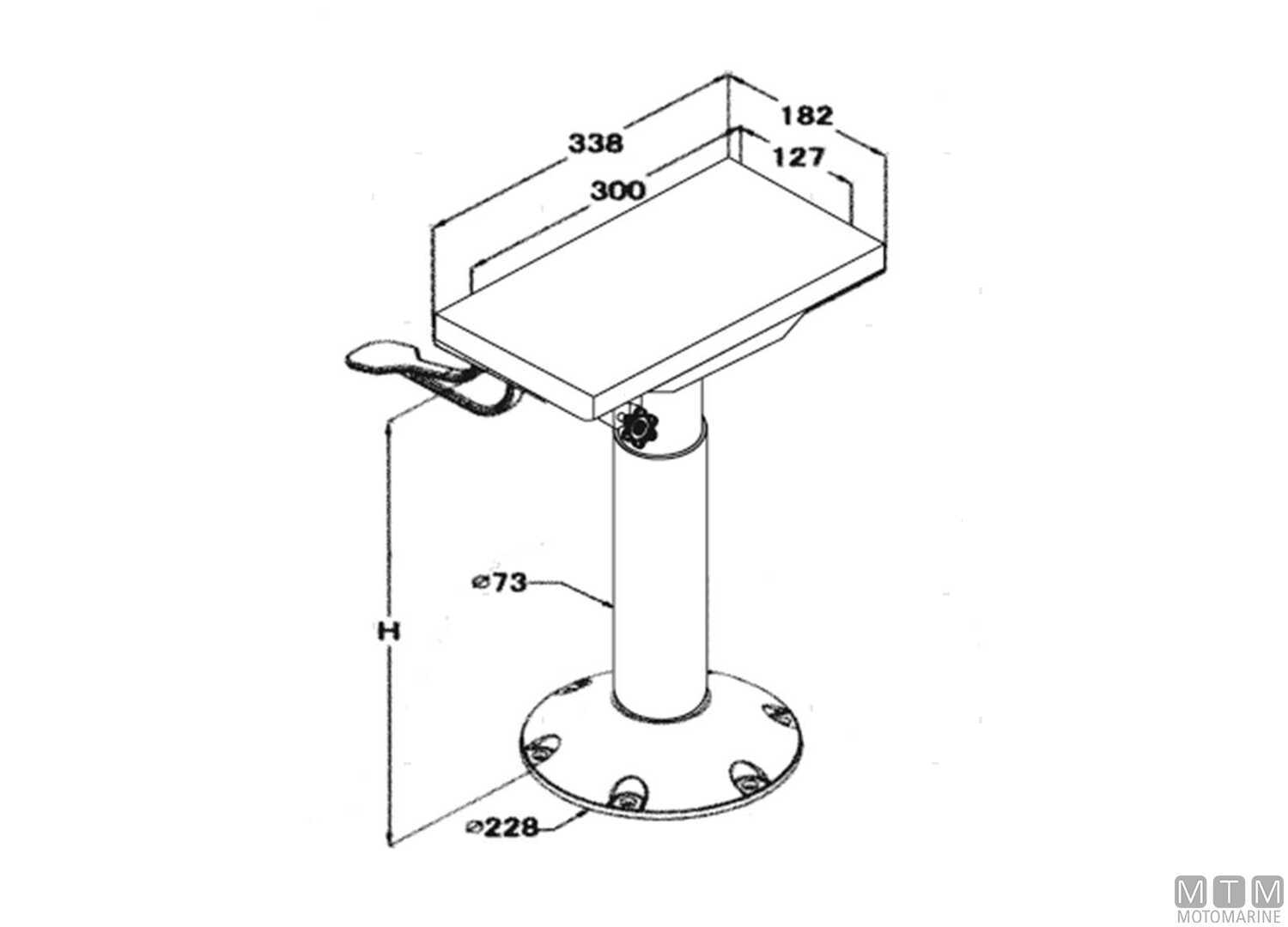 Supporto Sedile Fisso con Slitta h460mm in Alluminio-img0846746_.jpg