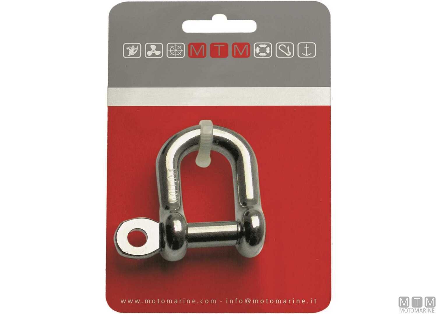 Image Dee Shackle &Oslash;5mm 316 Stainless Steel M-CARD