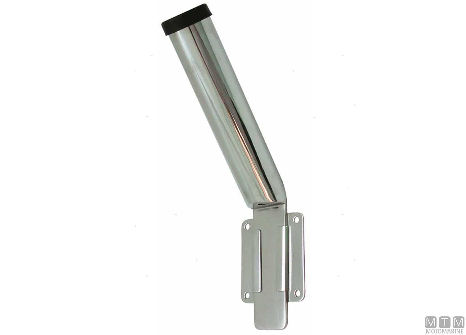 Image Removable Wall Mount Rod Holder D40 Mm Stainless Steel