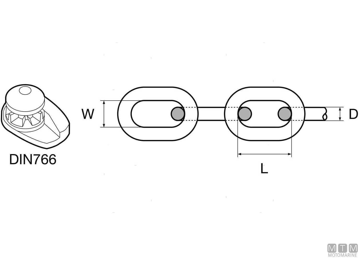 Catena Calibrata DIN766 Ø7mm 50m Acciaio Inox 316 G40-img011500615_.jpg