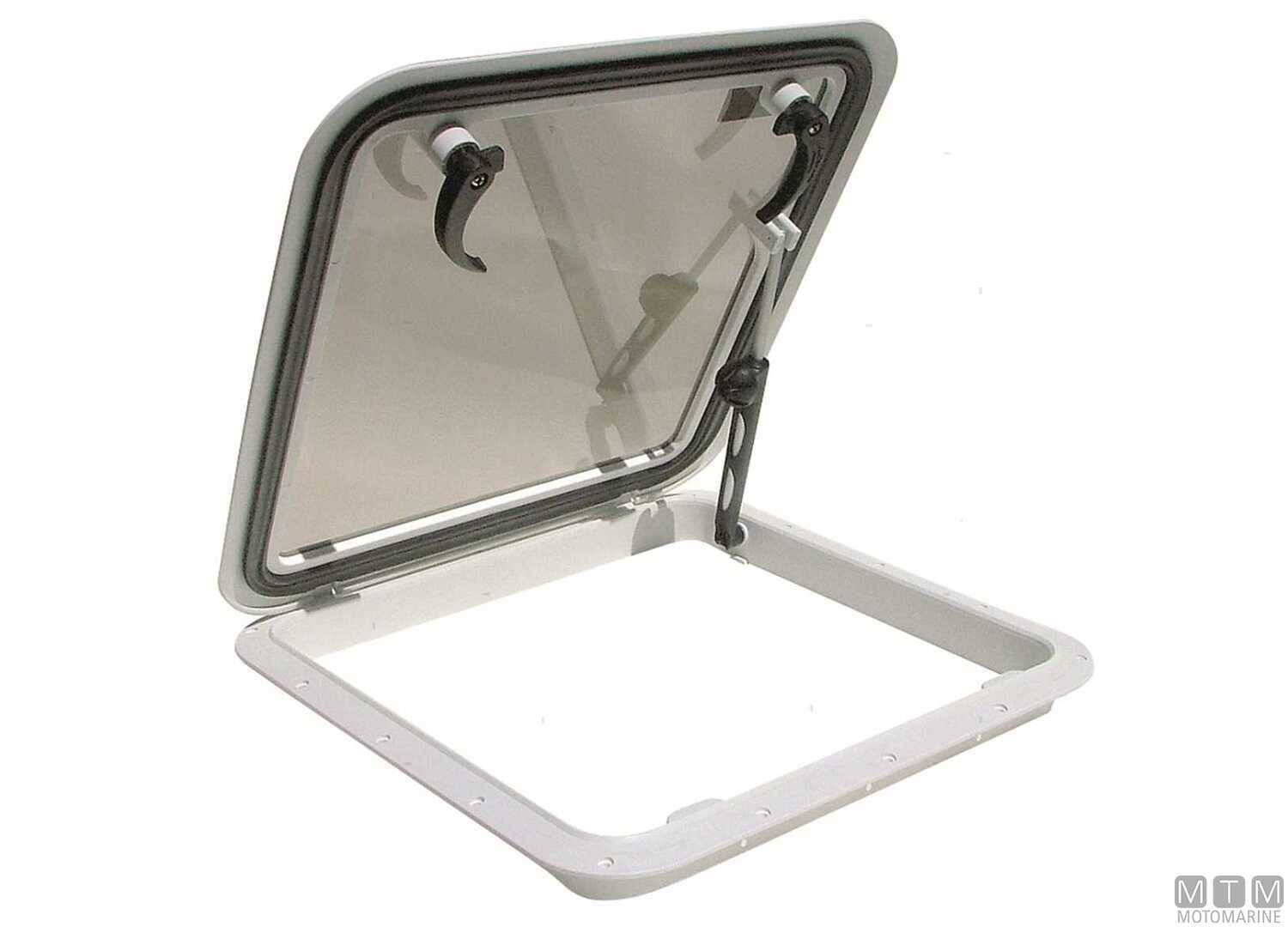 Image Osteriggio Jim Black VENT-10 300x300mm in PP e Vetro Temperato