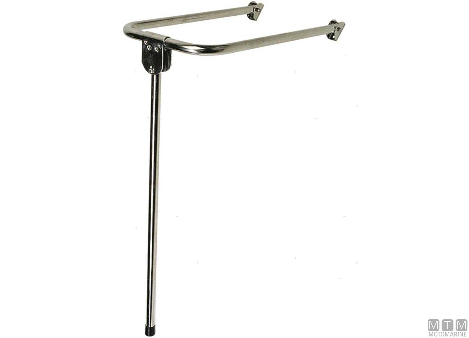 Image Supporto Sedile Chiudibile 28x54cm h74cm in Acciaio Inox